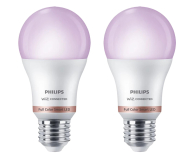 PHILIPS Smart Inteligentna Kolorowa Żarówka LED A60 E27 RGB x2 929002383641 - 1367371 - zdjęcie 1